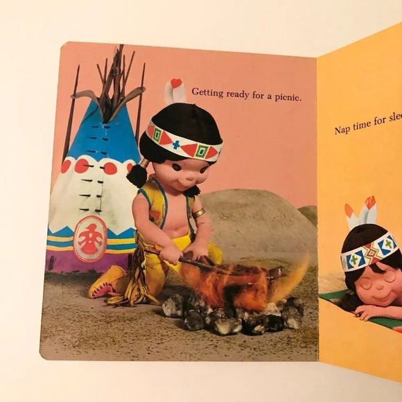 1982 Storytime Pals Series Little Indians Board Book Childrens Book - Picture 8 of 10